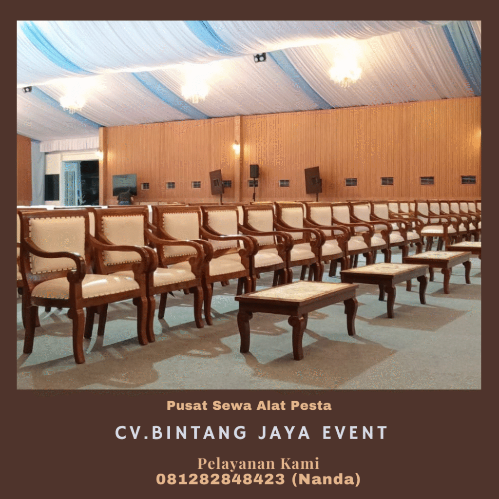 Sewa Kursi VIP Kayu Atau Arm Chairs Jakarta