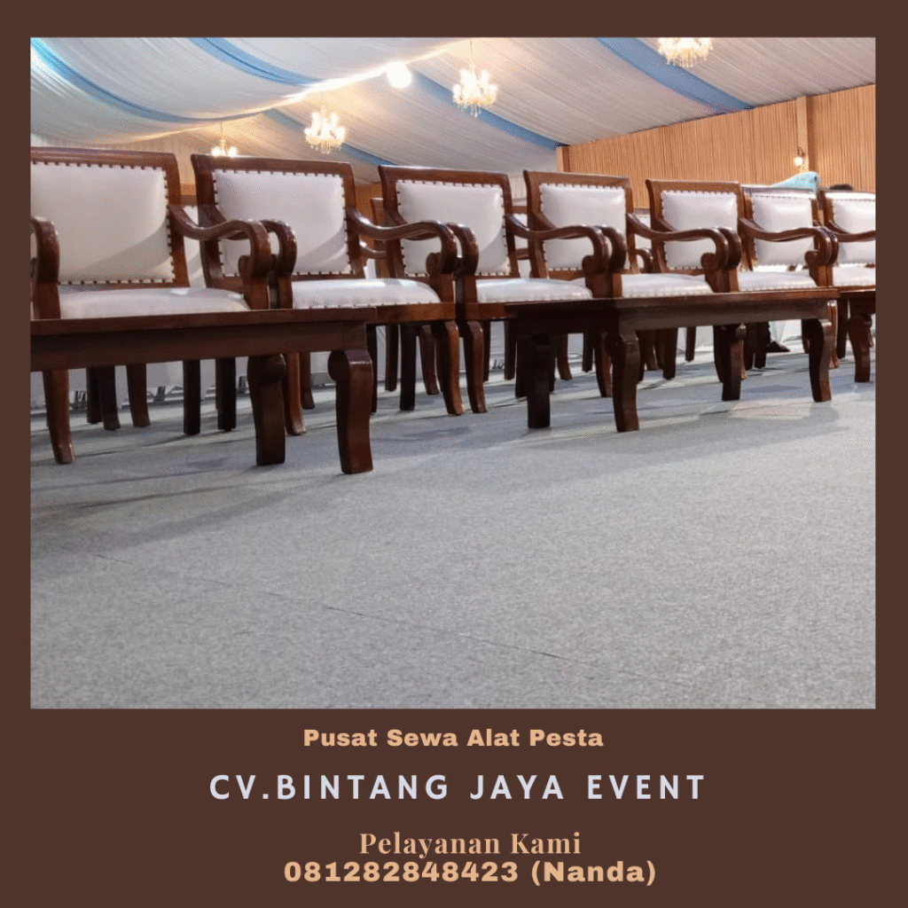 Sewa Kursi VIP Kayu Atau Arm Chairs Jakarta