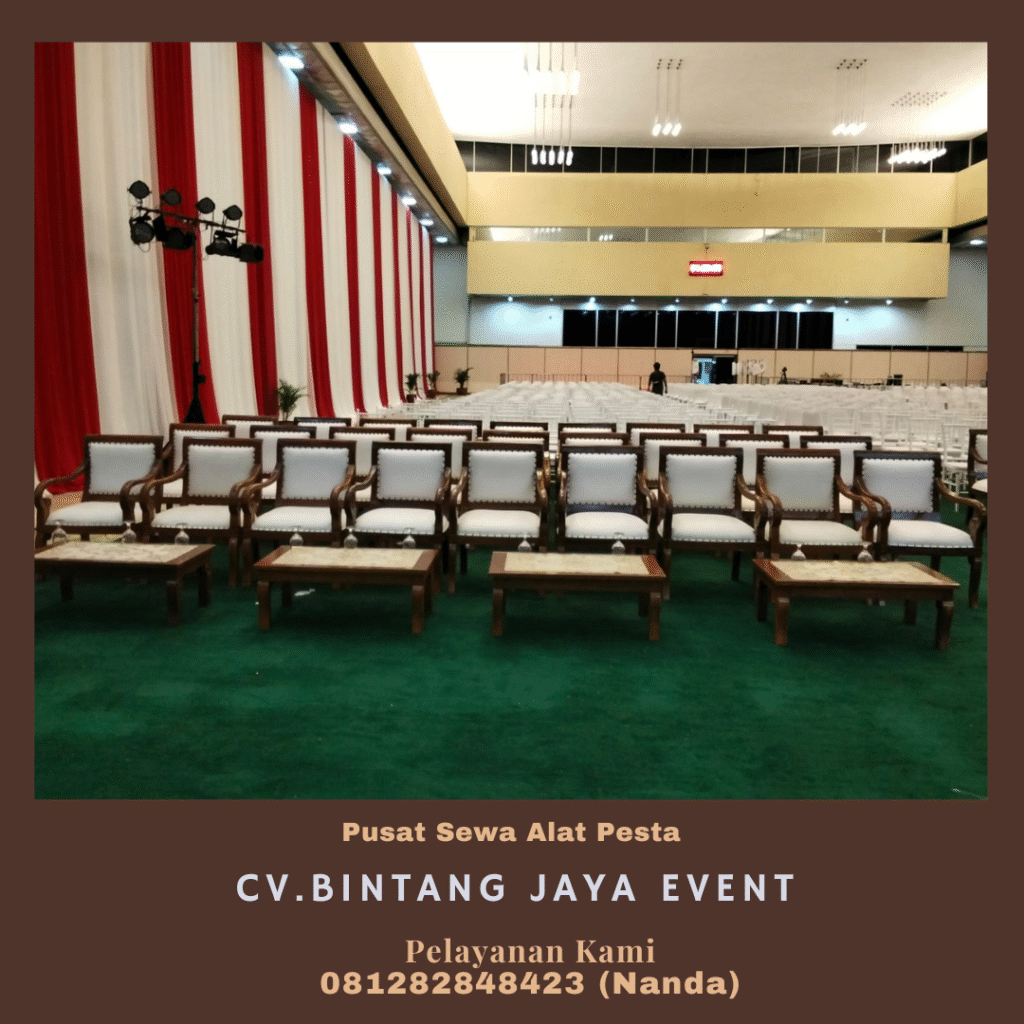 Sewa Kursi VIP Kayu Atau Arm Chairs Jakarta