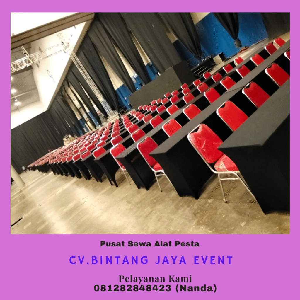 Sewa Meja Kotak,Tirai Dan Kursi Di Kuningan City Jaksel