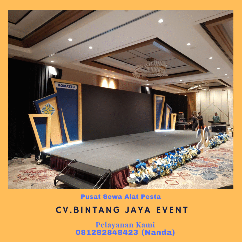 Sewa Panggung Backdrop Dan Podium Acrylic Di Bandung
