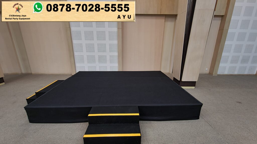Sewa Panggung Pendek Indoor Lengkap Karpet Thamrin Jakarta