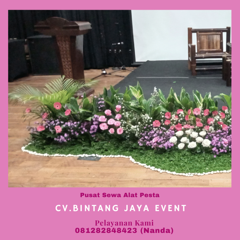 Sewa Podium Kayu VIP Ukir Jakarta