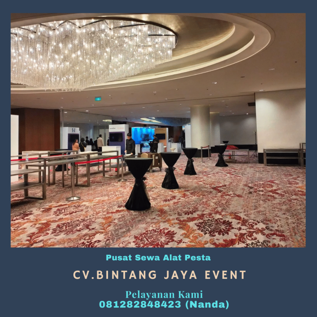Sewa Sofa Meja Bar Dan Tirai Event Rizt Calton Jakarta