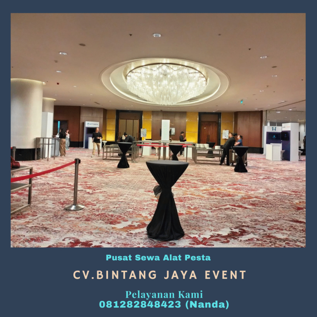 Sewa Sofa Meja Bar Dan Tirai Event Rizt Calton Jakarta
