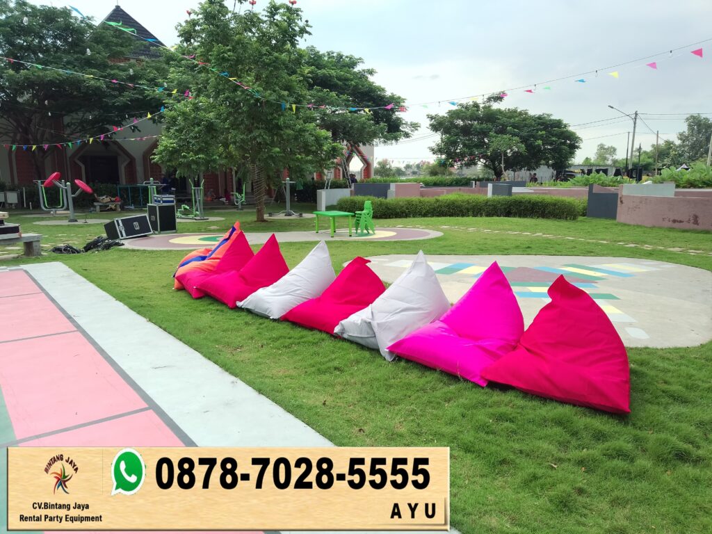 Jasa Sewa Bantal Styrofoam Bean Bag Berwarna Di Jakarta