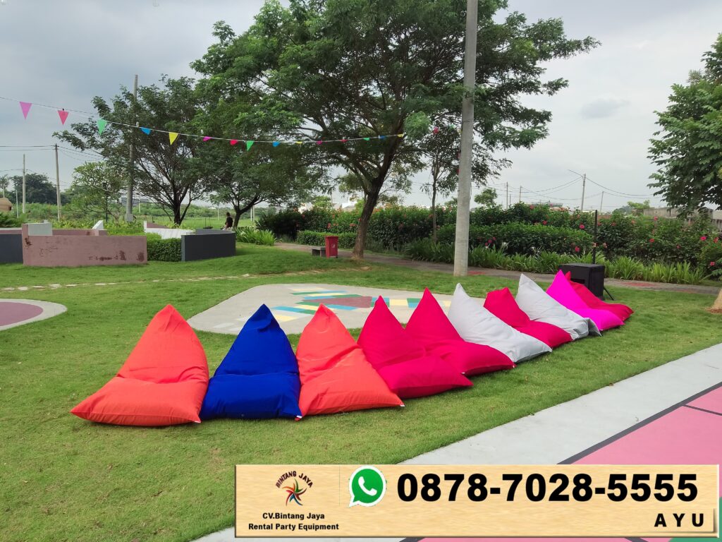 Jasa Sewa Bantal Styrofoam Bean Bag Berwarna Di Jakarta