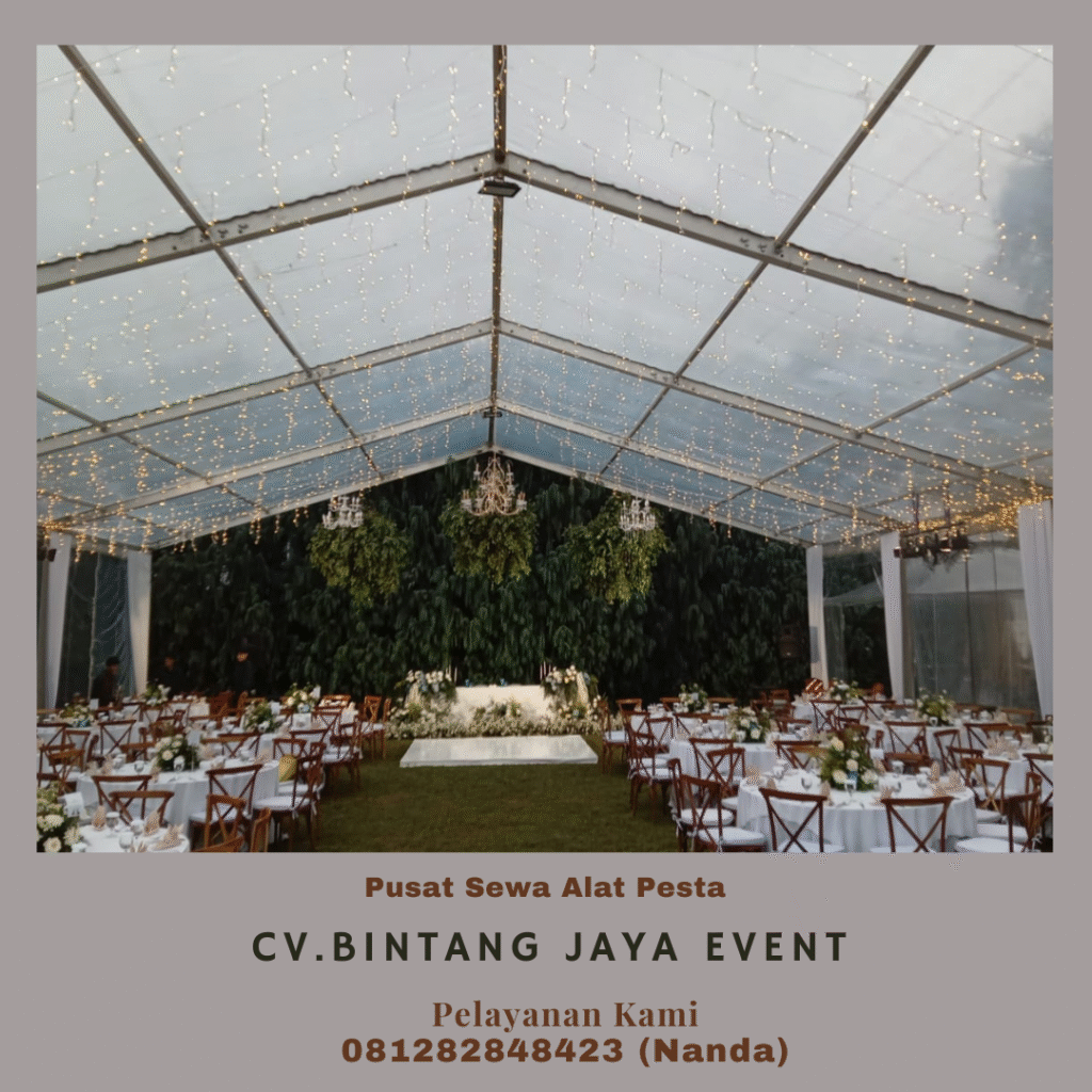 Rental Kursi Silang Set Meja Dan Tenda Murah Area Depok