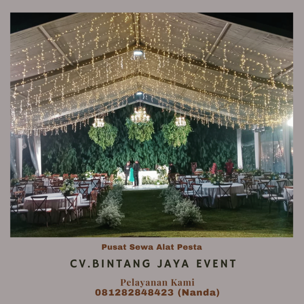 Rental Kursi Silang Set Meja Dan Tenda Murah Area Depok