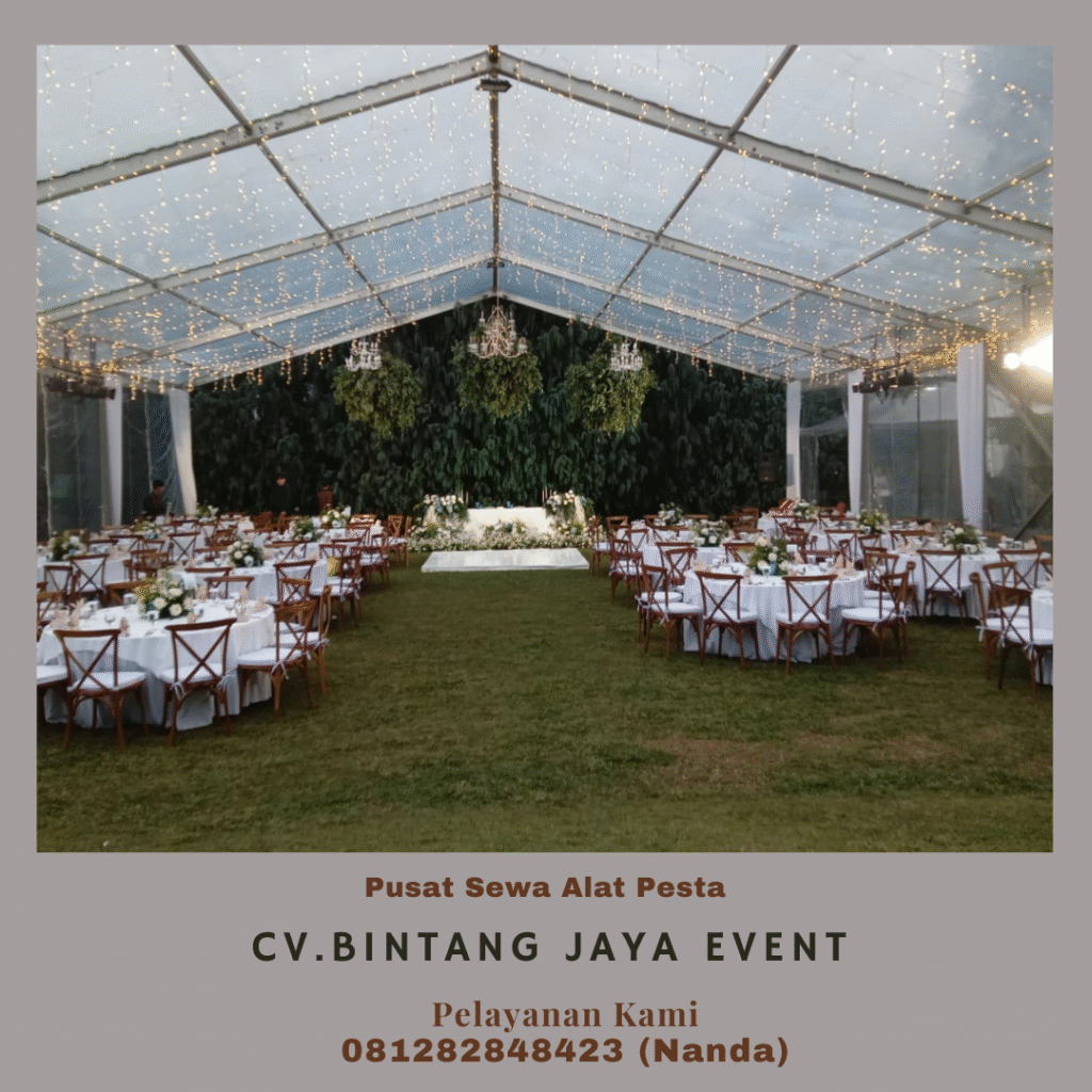Rental Kursi Silang Set Meja Dan Tenda Murah Area Depok