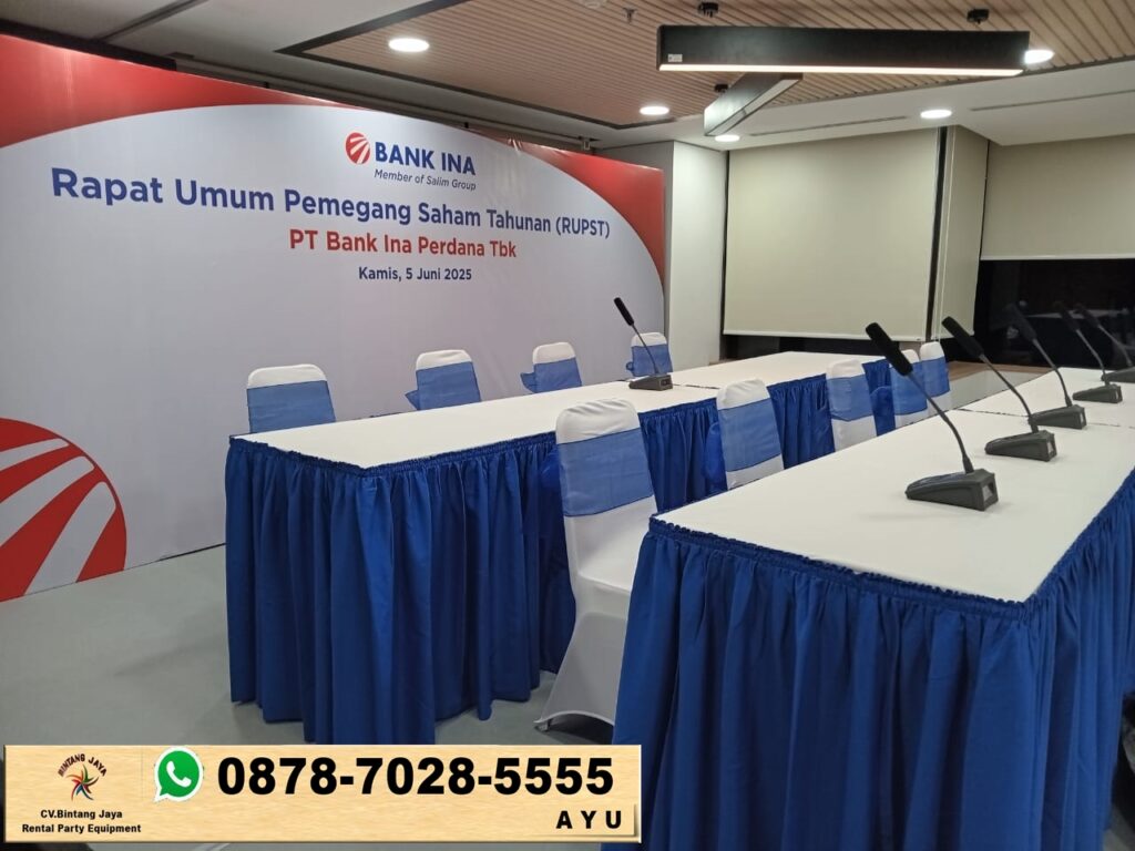 Sewa Backdrop Dan Meja Kotak Area Jakarta