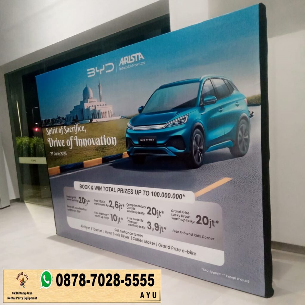 Sewa Backdrop Event BYD BSD City Tangerang