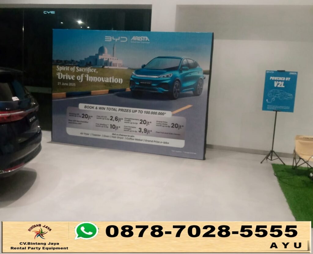 Sewa Backdrop Event BYD BSD City Tangerang