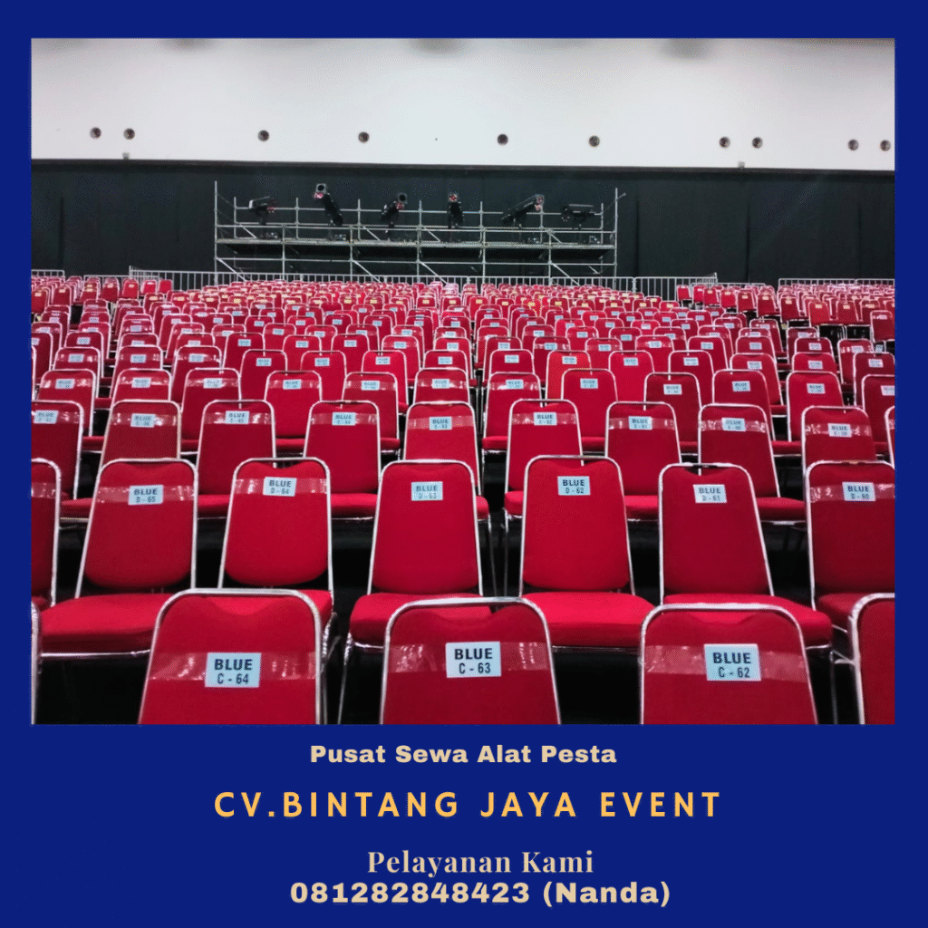 Sewa Kursi Futura Merah Stainless Jakarta