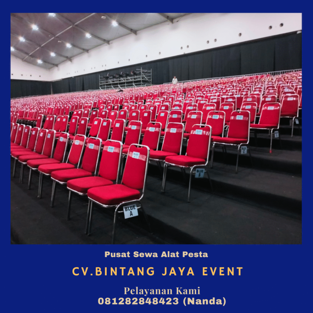 Sewa Kursi Futura Merah Stainless Jakarta