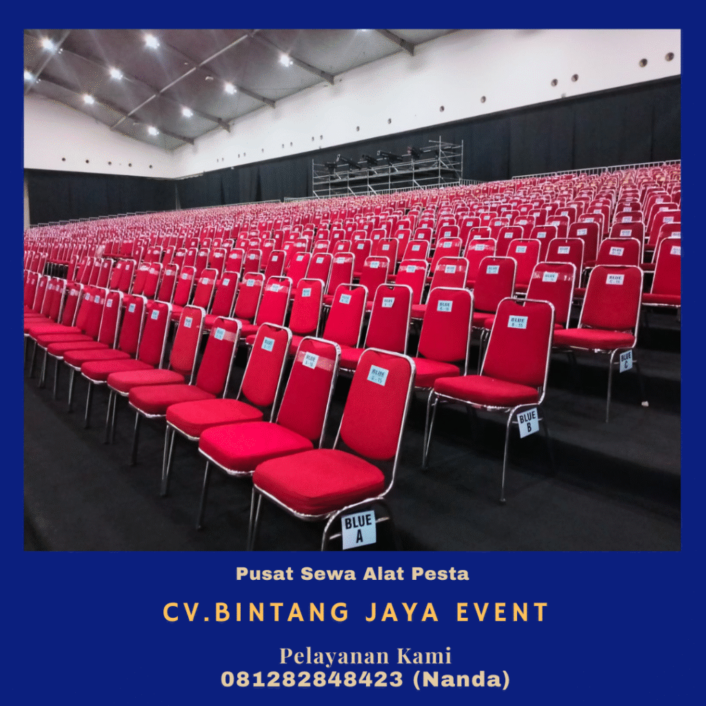Sewa Kursi Futura Merah Stainless Jakarta