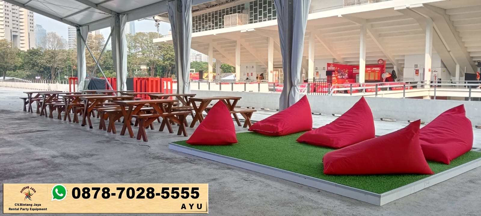 Sewa Kursi Taman Dan Bantal Lesehan Di Jakarta