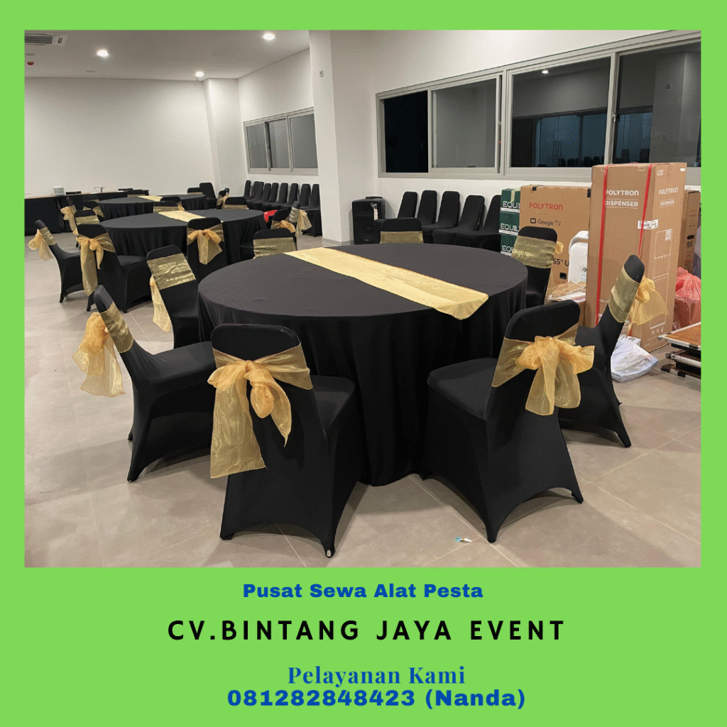 Sewa Misty Cool, Meja, Tirai Event Purwakarta Jabar