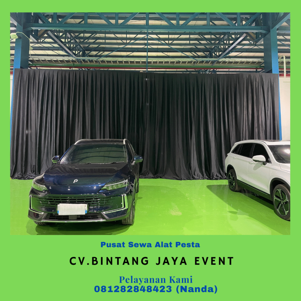 Sewa Misty Cool, Meja, Tirai Event Purwakarta Jabar
