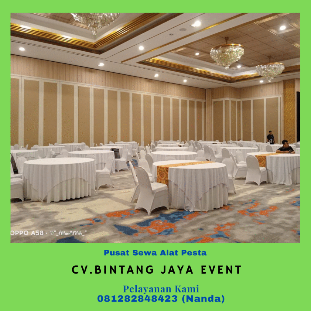 Sewa Misty Cool, Meja, Tirai Event Purwakarta Jabar