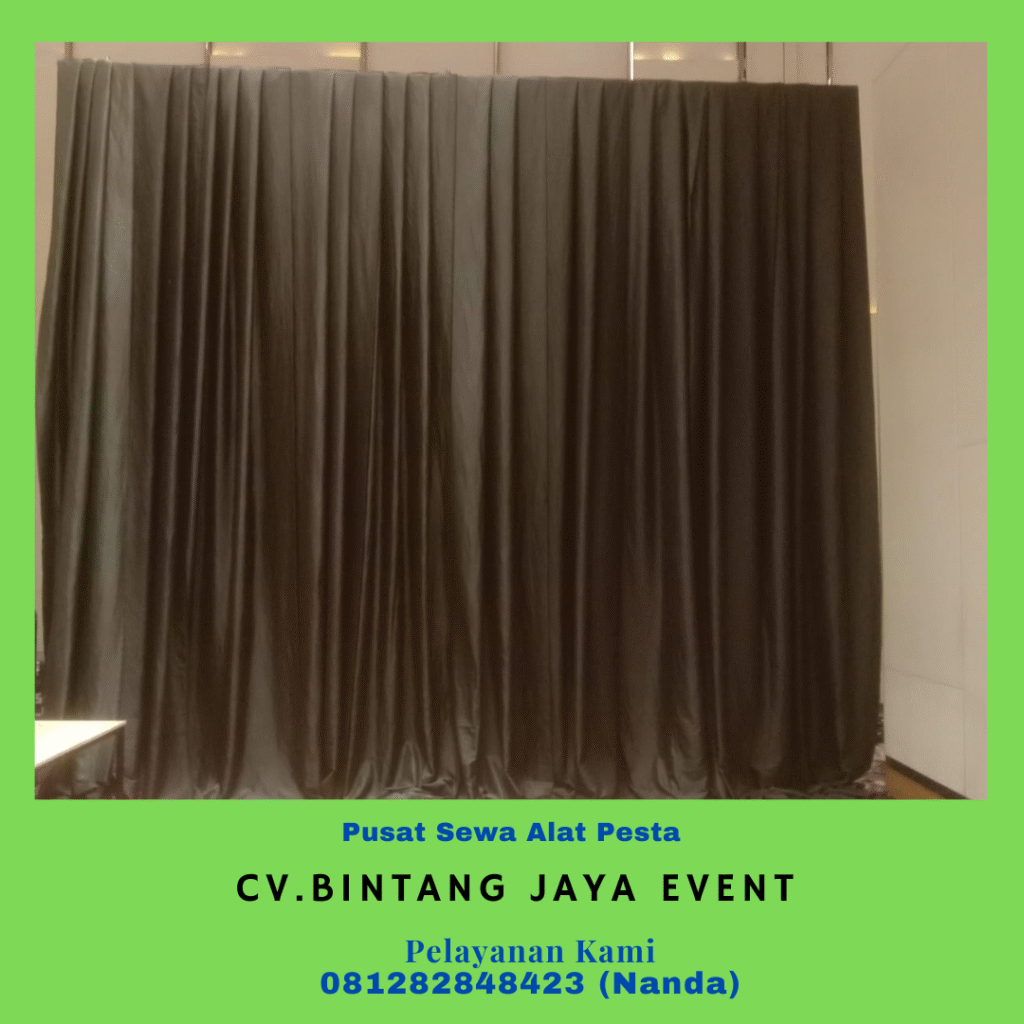 Sewa Misty Cool, Meja, Tirai Event Purwakarta Jabar