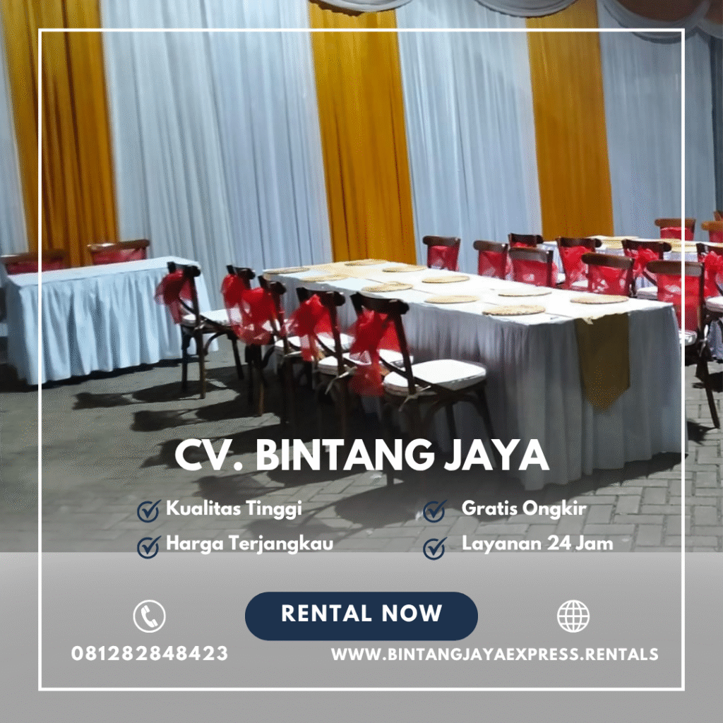 Jasa Dekorasi Kain Atap dan Dinding Tenda Roder Jakarta