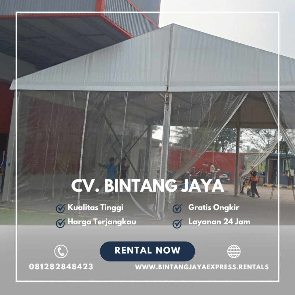 Jasa Dekorasi Kain Atap dan Dinding Tenda Roder Jakarta