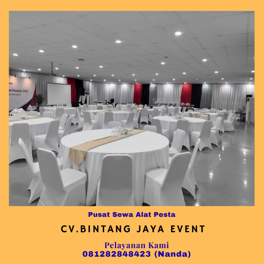 Pusat Sewa Round Table Beragam Ukuran Model Dan Warna Cover Jakarta