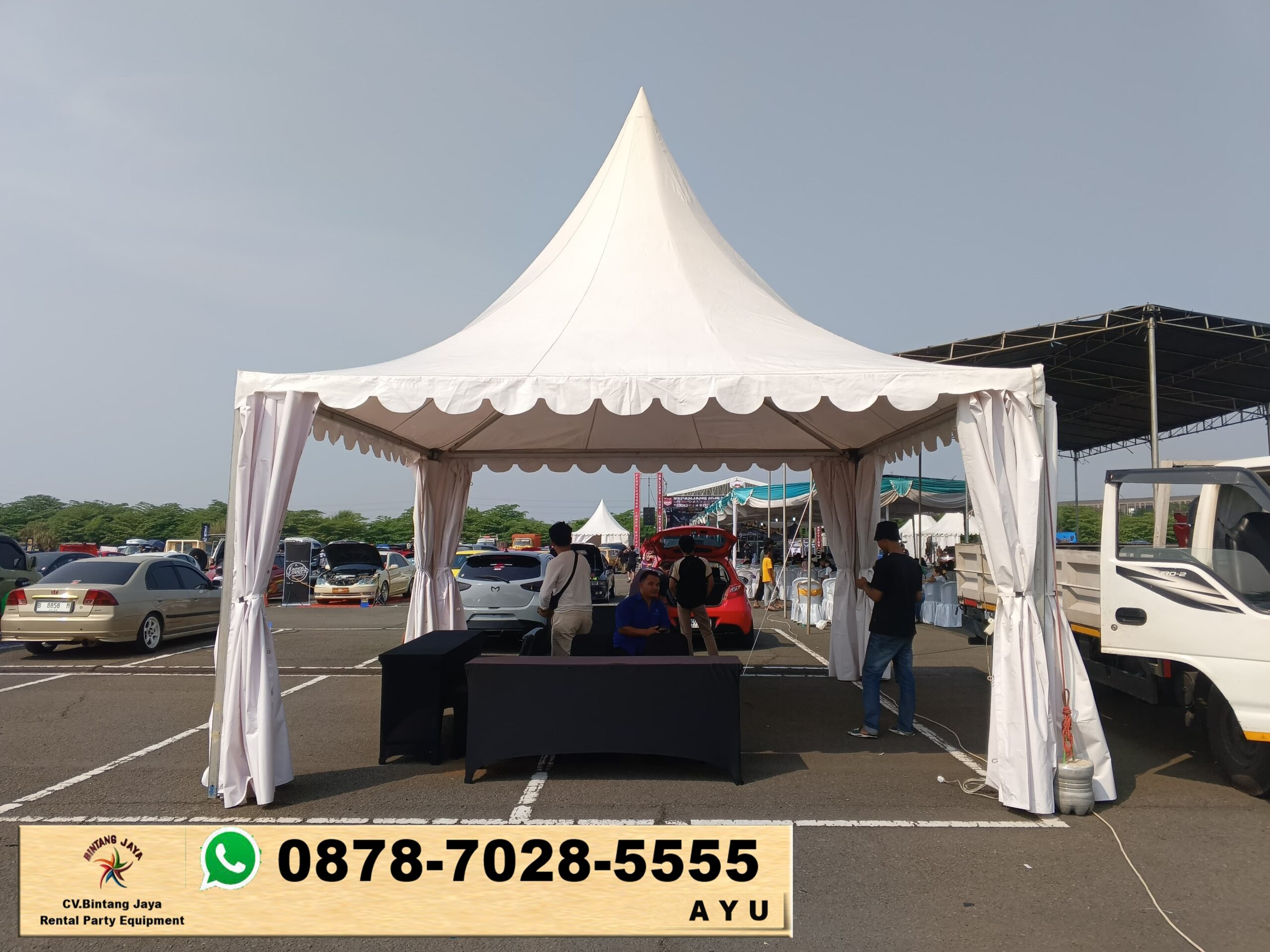 Pusat Sewa Sarnafil Dan Backdrop Lengkap Flooring Mistycool Jakarta