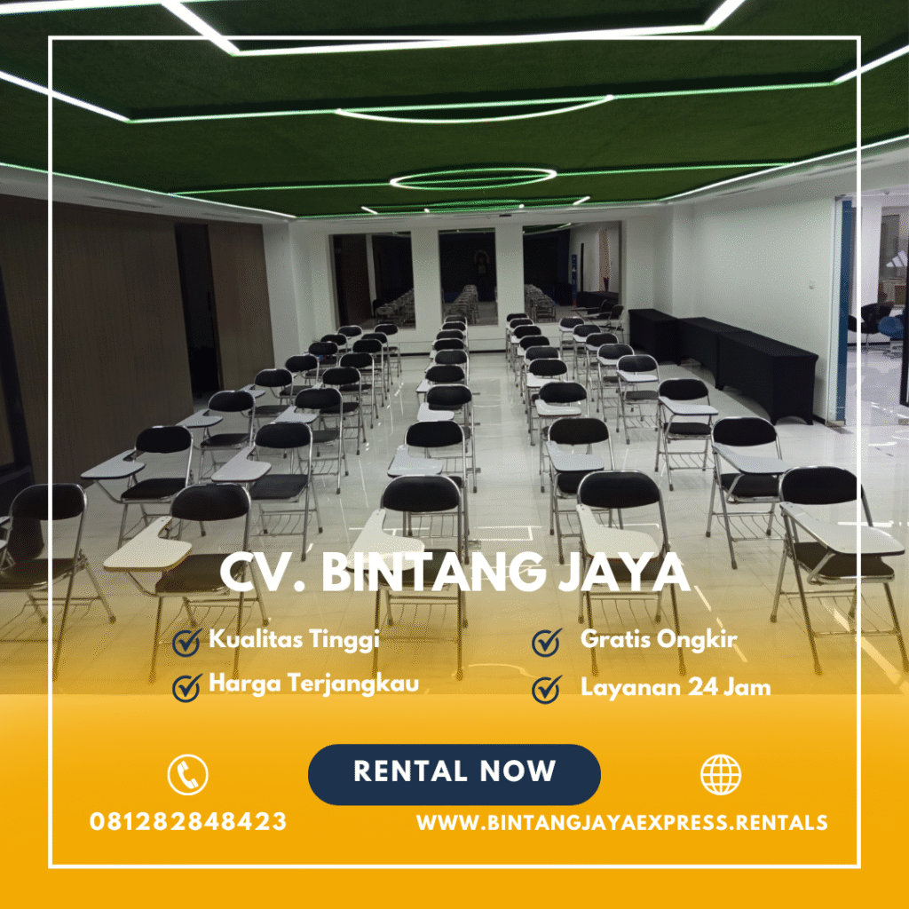 Rental Kursi Test Kuliah Stainless Lipat Bogor