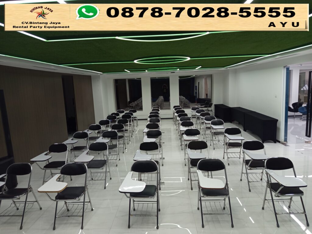Rental Kursi Test Kuliah Stainless Lipat Bogor
