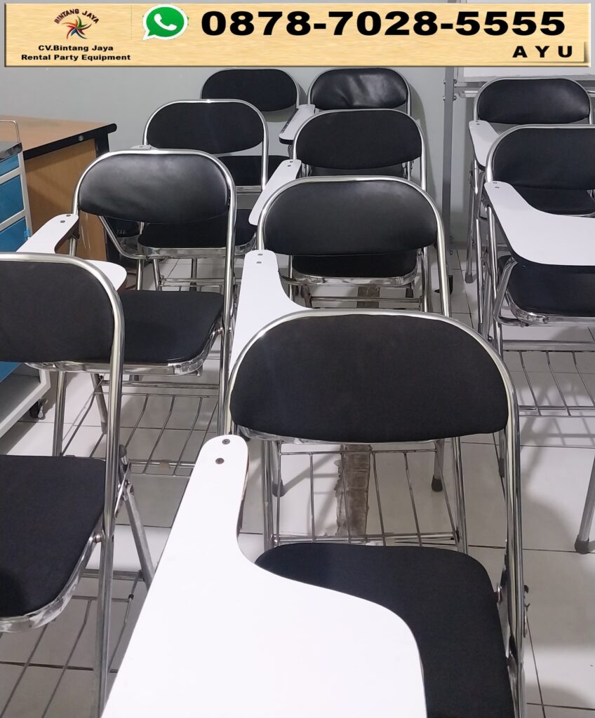Rental Kursi Test Kuliah Stainless Lipat Bogor
