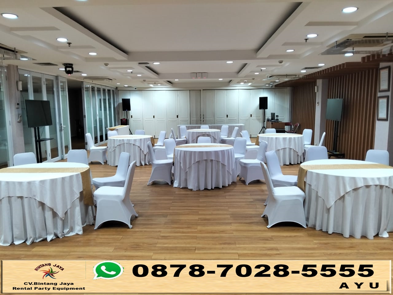 Rental Meja Ibm Dan Meja Bulat Serta Kursi Event PERTAMINA Shipping Jakarta