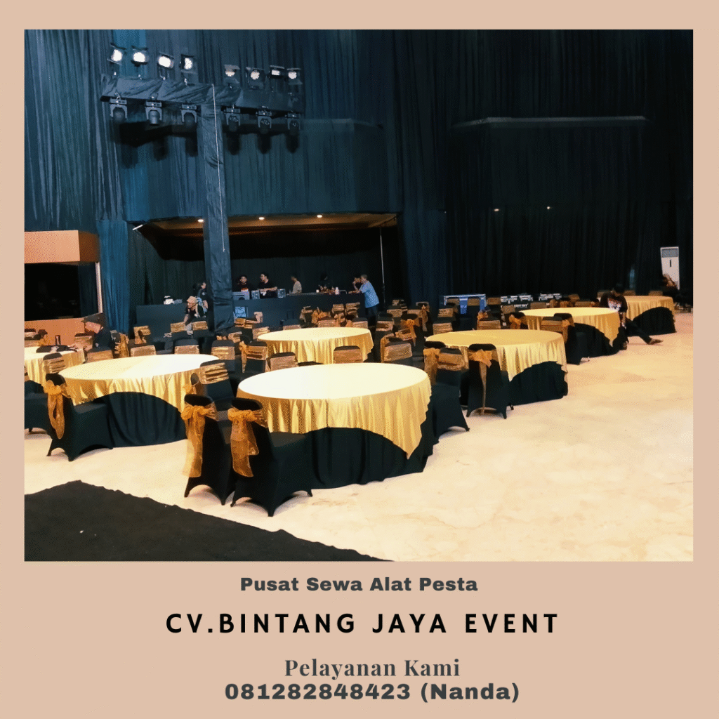 Rental Meja Type Bundar Aneka Diameter Bogor