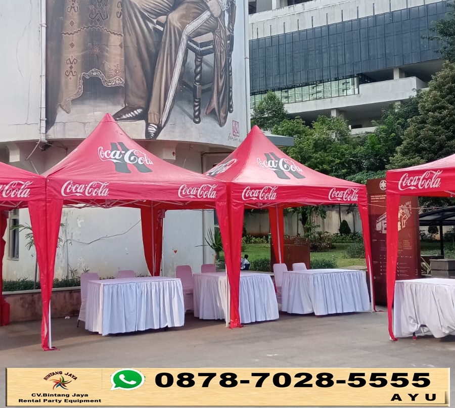 Rental Sewa Tenda Kerucut Dan Meja Kotak Di Jakarta