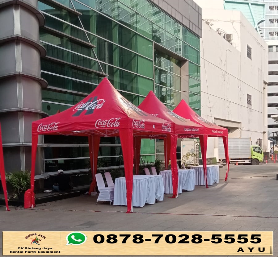 Rental Sewa Tenda Kerucut Dan Meja Kotak Di Jakarta