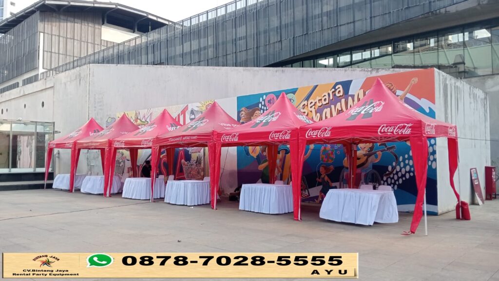 Rental Sewa Tenda Kerucut Dan Meja Kotak Di Jakarta