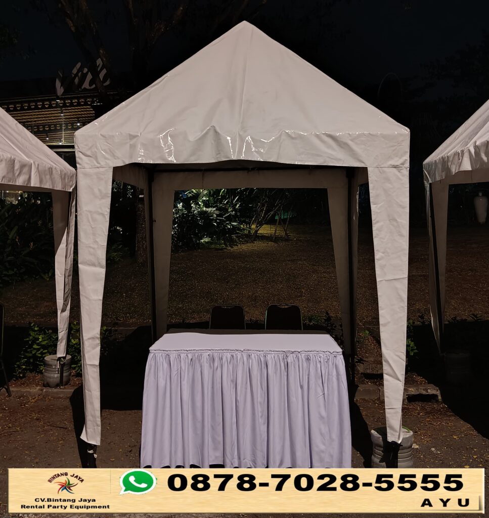 Rental Tenda Bazar 2x2m Dan 3x3m Atap Putih Jakarta
