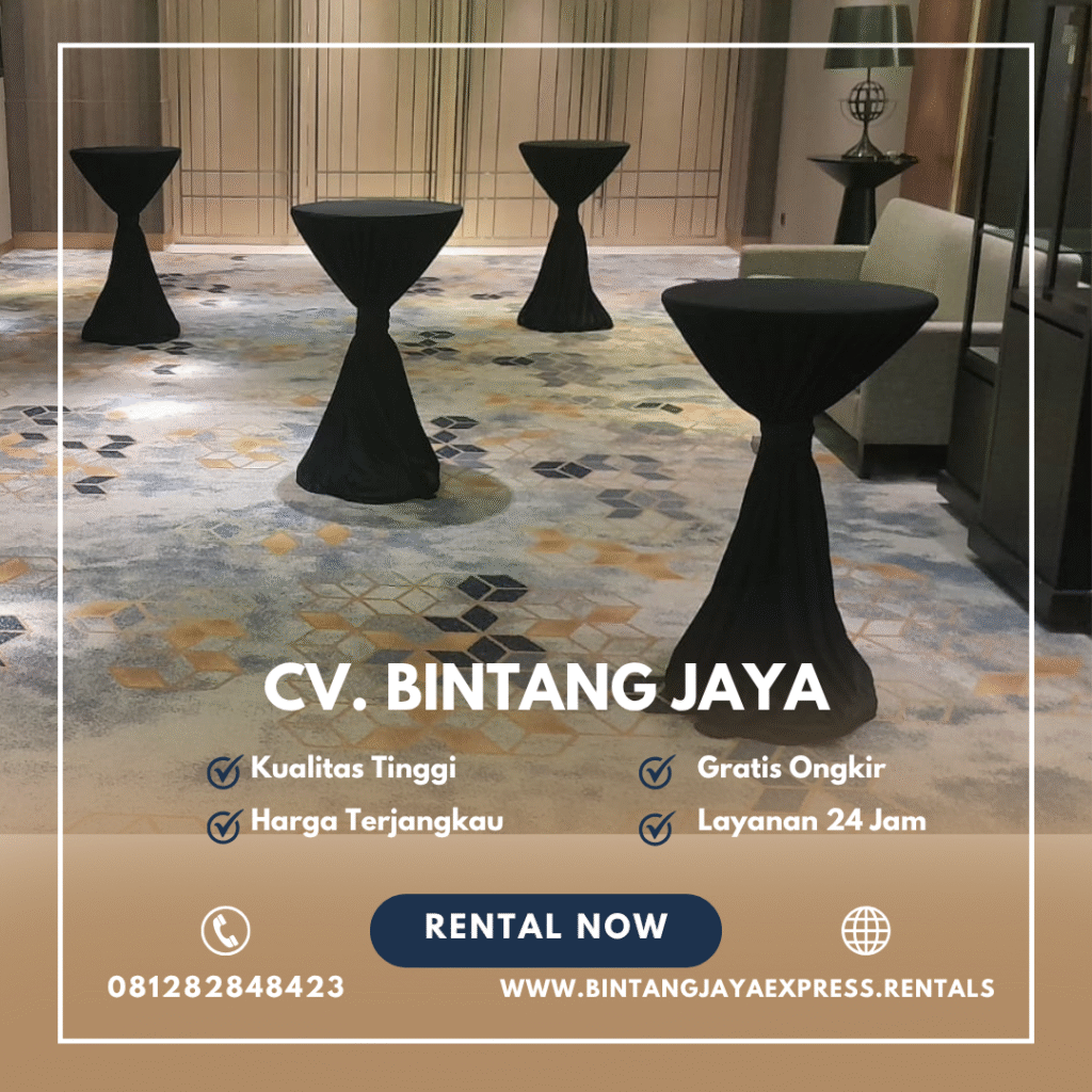 Sewa Kursi Dan Meja Barstool Hitam Bogor