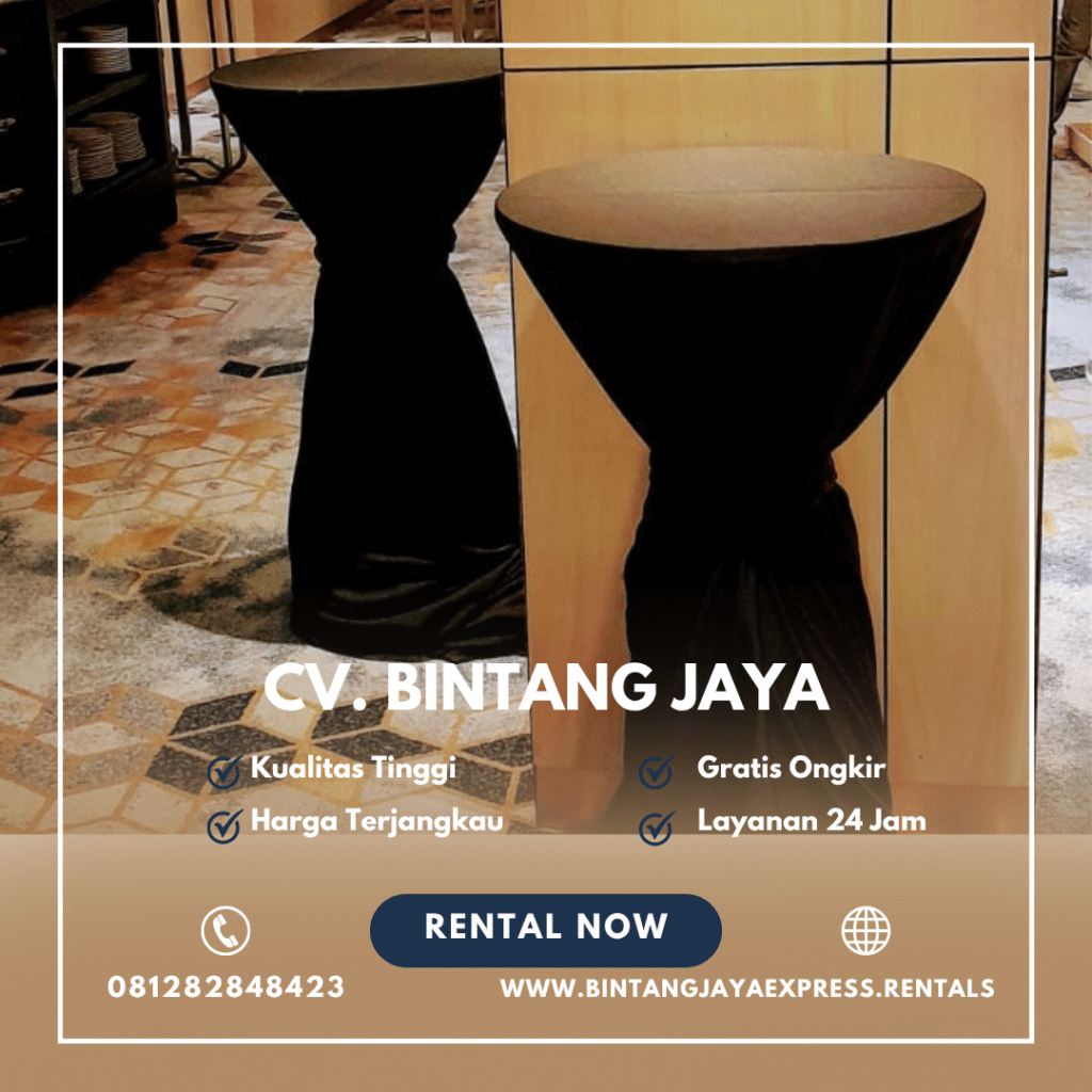 Sewa Kursi Dan Meja Barstool Hitam Bogor