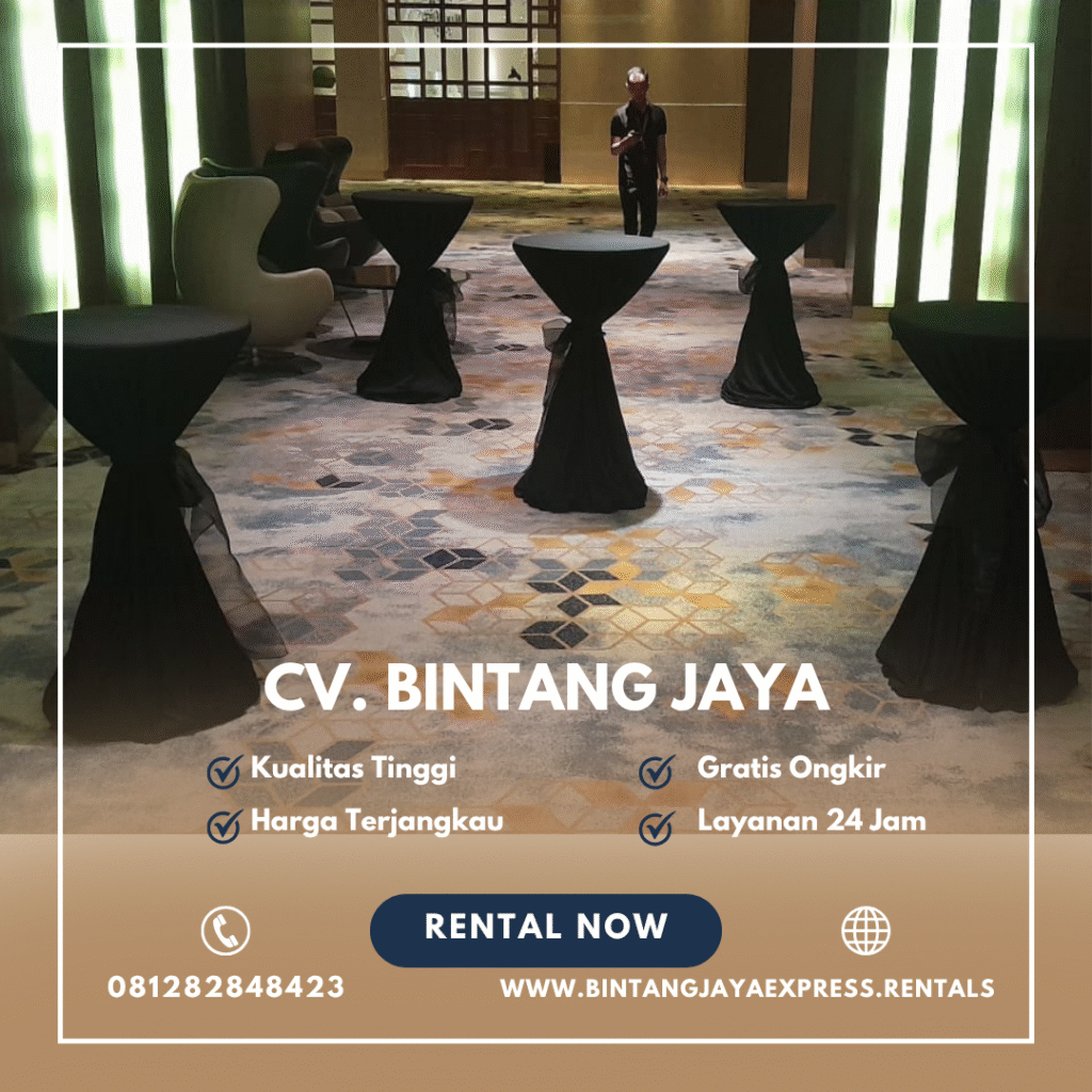 Sewa Kursi Dan Meja Barstool Hitam Bogor