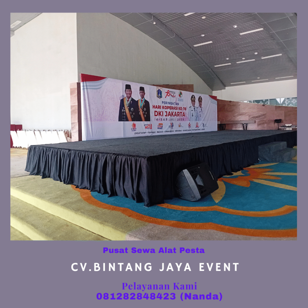 Sewa Panggung Portable Event Profesional Jakarta