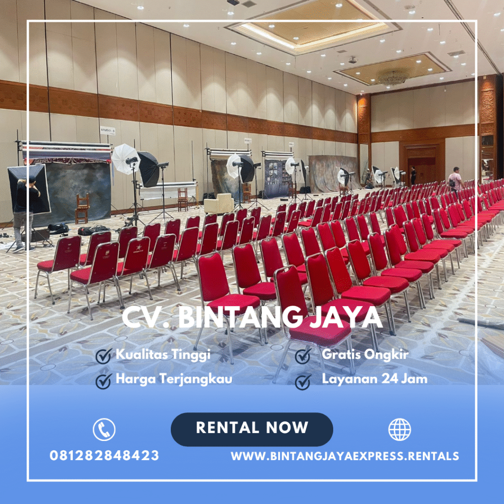 Jasa Rental Kursi Stainless Event Pegadaian Salemba Jakarta