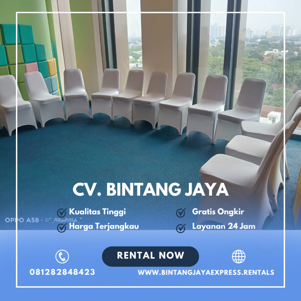 Jasa Rental Kursi Stainless Event Pegadaian Salemba Jakarta