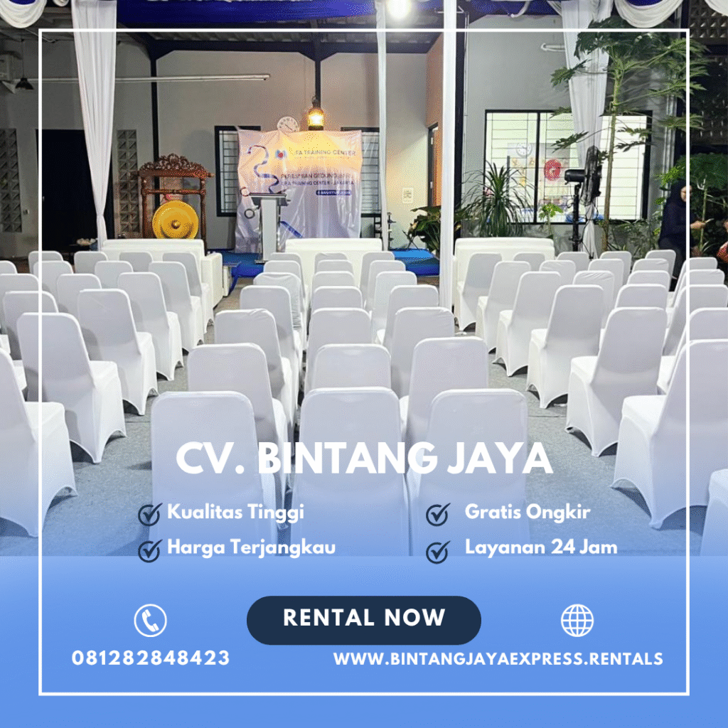 Jasa Rental Kursi Stainless Event Pegadaian Salemba Jakarta