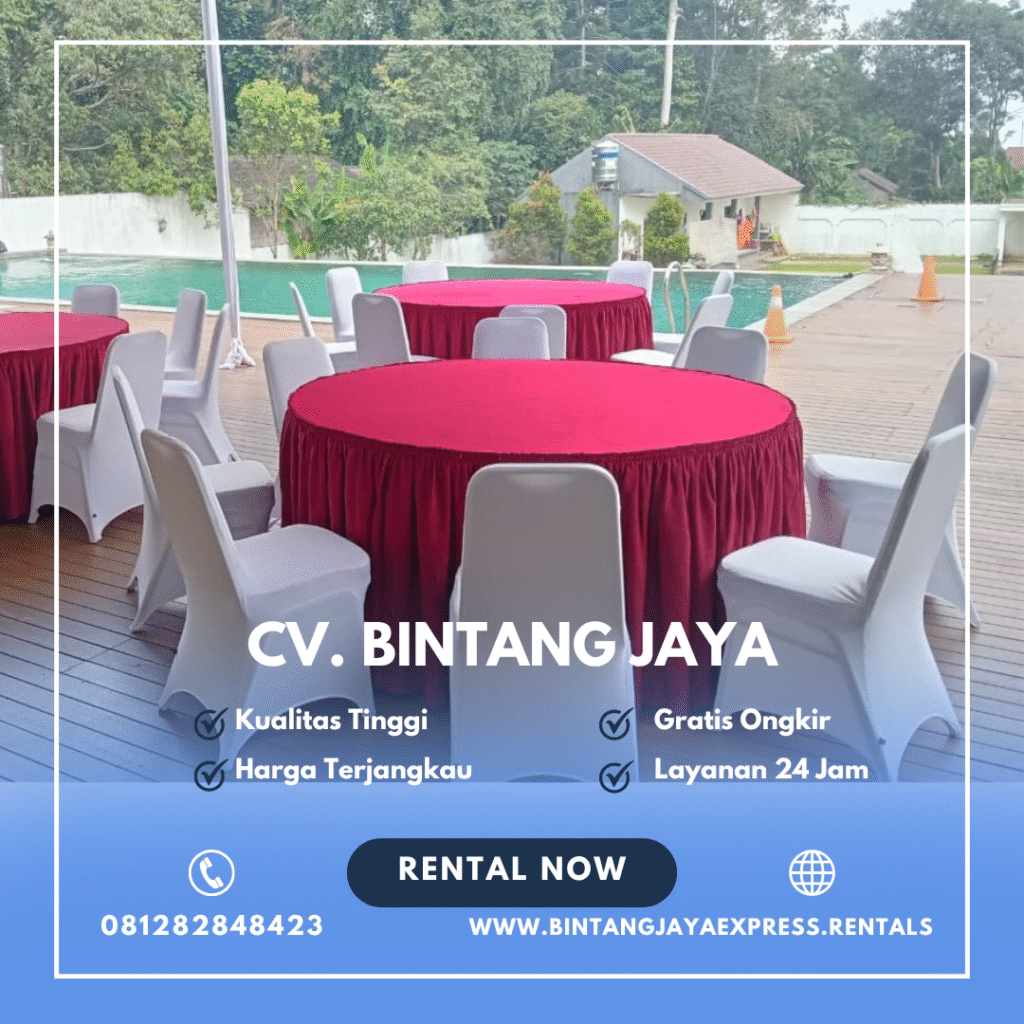 Jasa Rental Kursi Stainless Event Pegadaian Salemba Jakarta