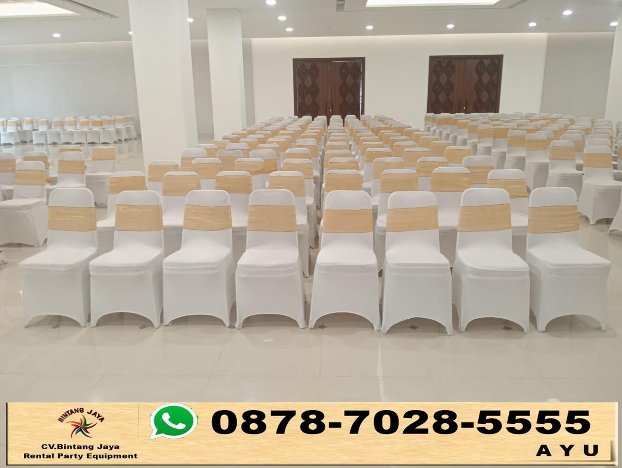 Jasa Sewa Kursi Event Futura Sarung Putih Di Jabar