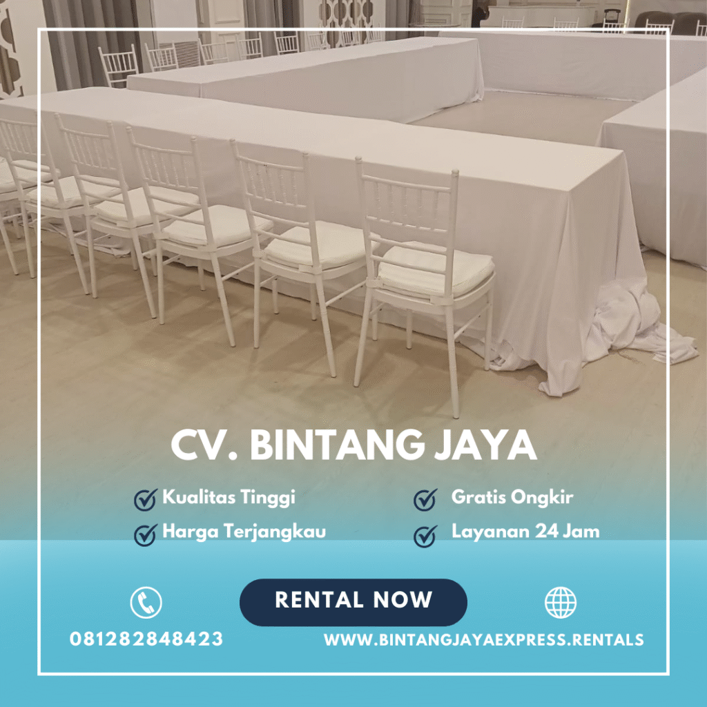 Jasa Sewa Kursi Tiffany Dan Meja Cover Tebar Putih Tangerang