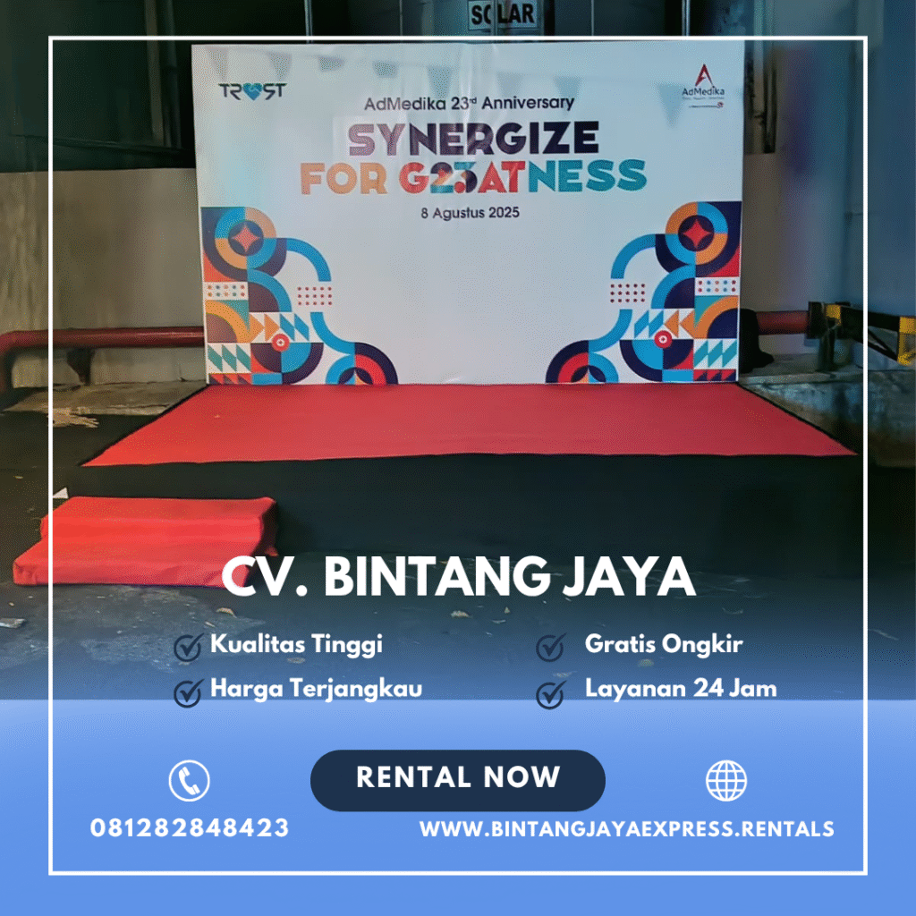 Persewaan Backdrop Custom Multiplek Free Setting Jakarta