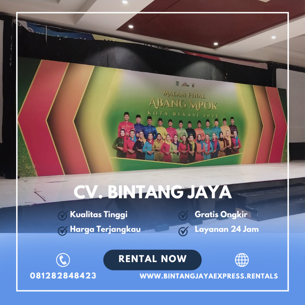 Persewaan Backdrop Custom Multiplek Free Setting Jakarta